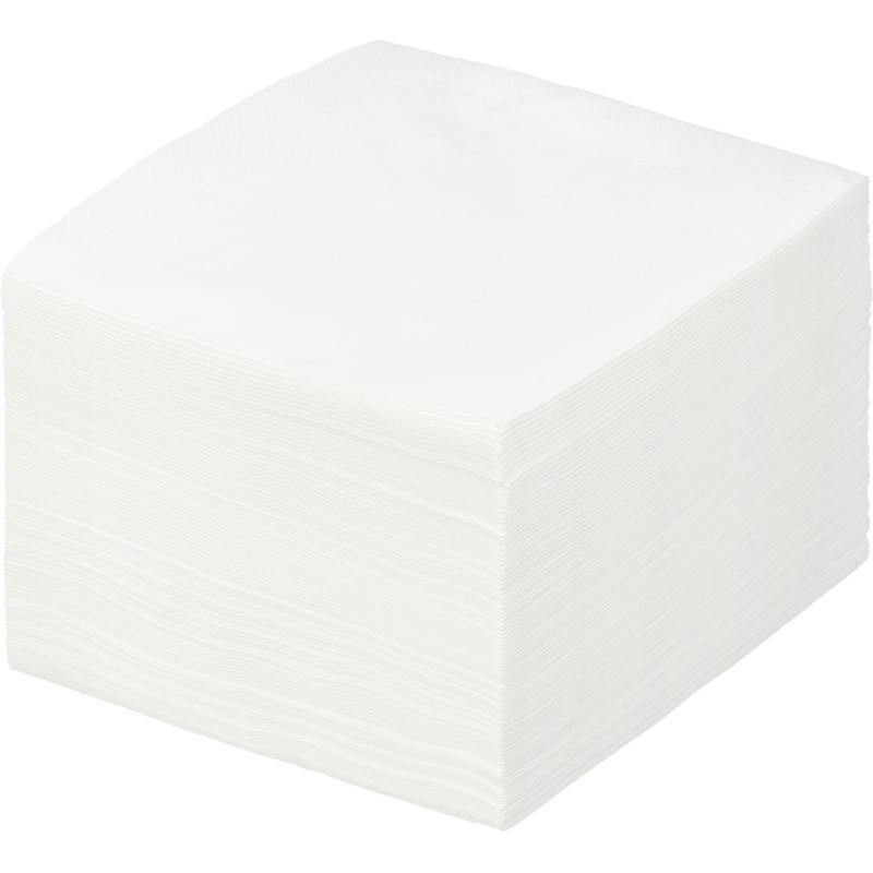 Салфетки бумажные Luscan ¼ сложение 3 сл 33х33см белые 200 шт/уп