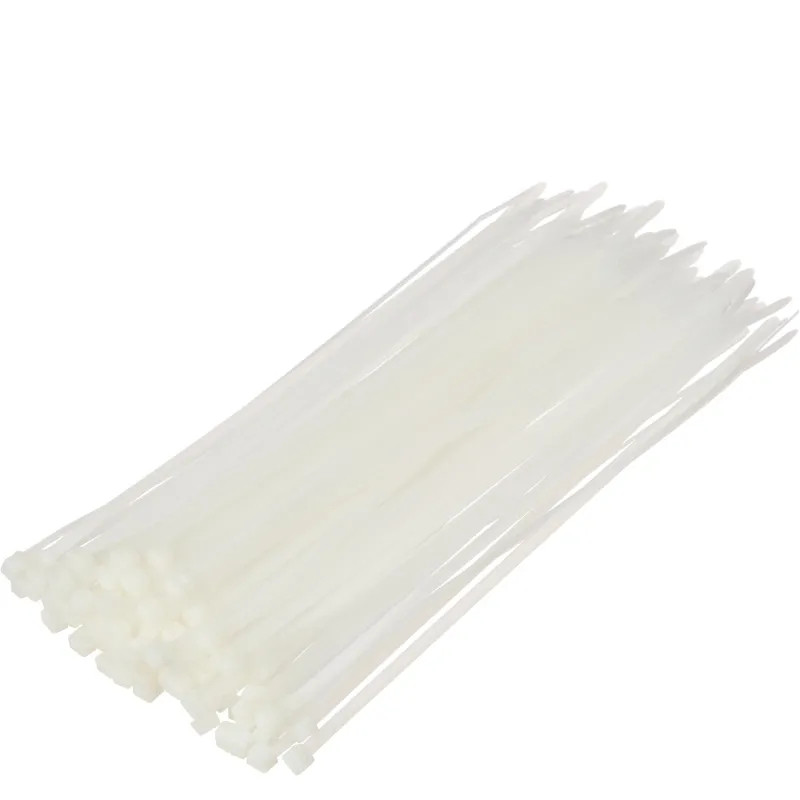Хомут стяжка нейлоновая TOPFORT 5х250 (4,8х250 мм) белый 100 шт/уп