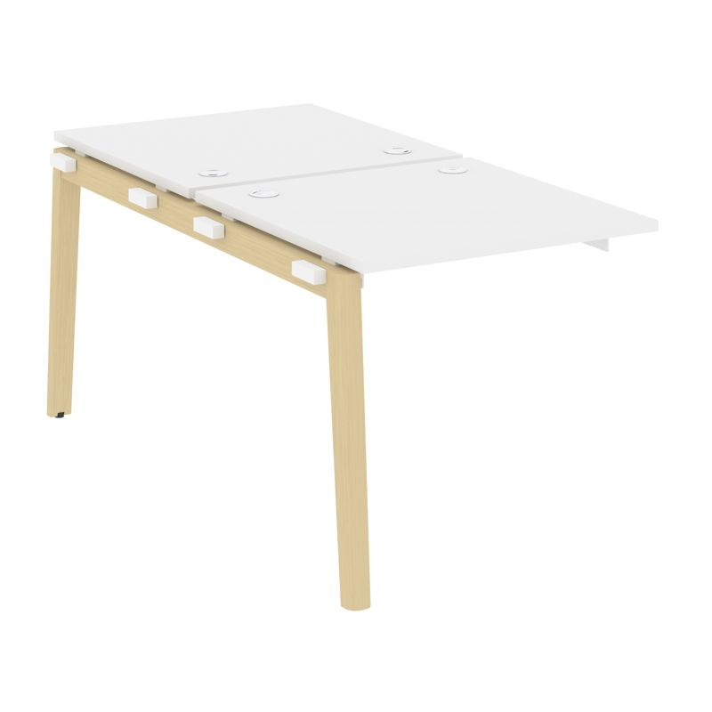 Onix Wood Наборный эл. раб. станции OW.2.NRS-0.8 Белый Бриллиант/Дуб Светлый/Металл Белый 780*1635*7