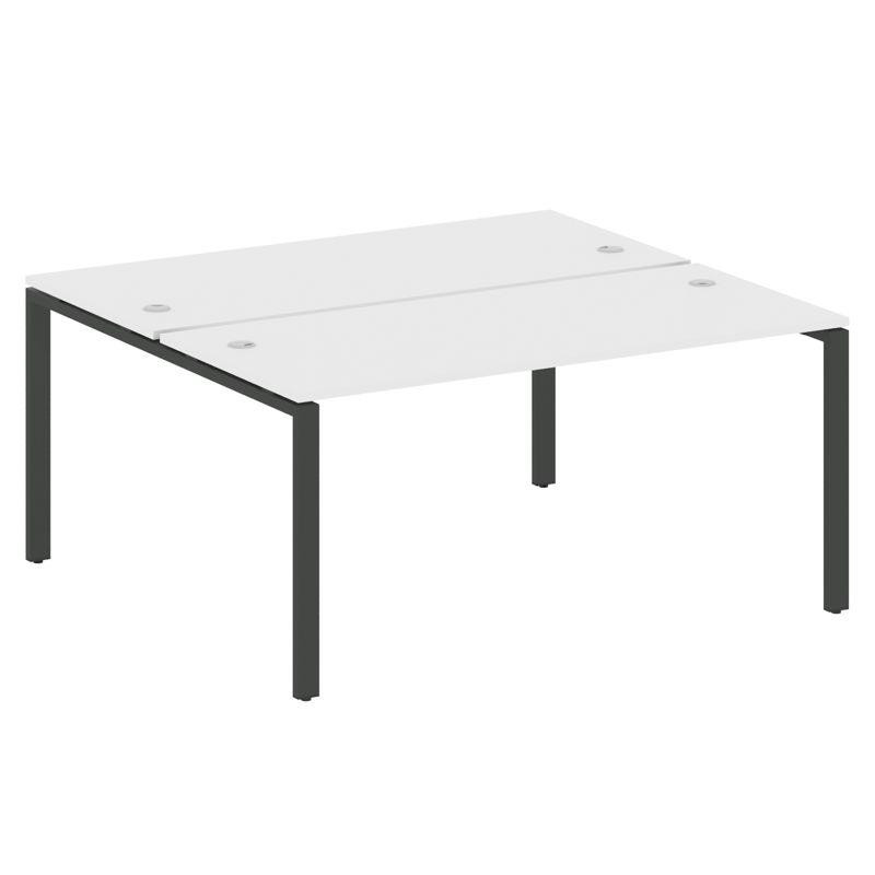 Metal System Рабочая станция на П-образном м/к БП.РАС-СП-2.4 Белый/Металл Антрацит 1600*1475*750 Metal System Рабочая станция на П-образном м/к БП.РАС-СП-2.4 Белый/Металл Антрацит 1600*1475*750