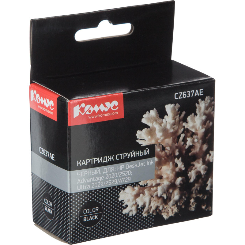 Картридж струйный Комус 46 CZ637AE чер. для DJ 2520hc Картридж струйный Комус 46 CZ637AE чер. для DJ 2520hc