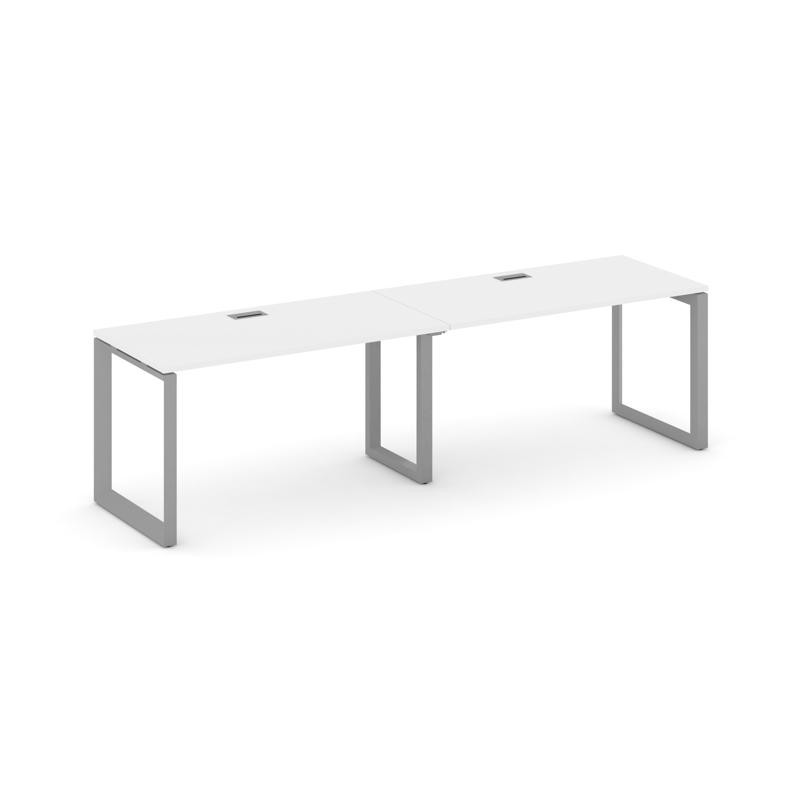 Style Project Рабочая станция односторонняя SN-59O.ORS-022 Белый/Металл Серый/Серебро Заглушка 2360*