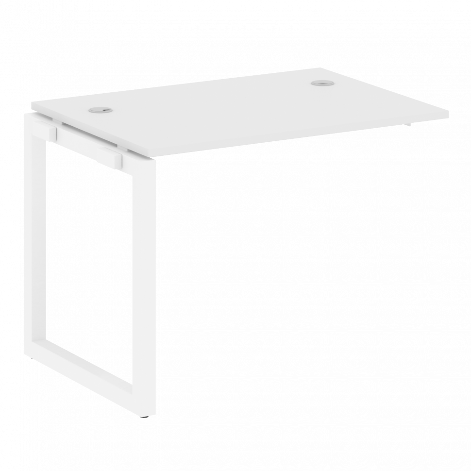 Metal System Quattro Проходной элемент рабочей станции на О-образном м/к 50БО.ПРС-СП-1.1 Белый/Метал Metal System Quattro Проходной элемент рабочей станции на О-образном м/к 50БО.ПРС-СП-1.1 Белый/Метал