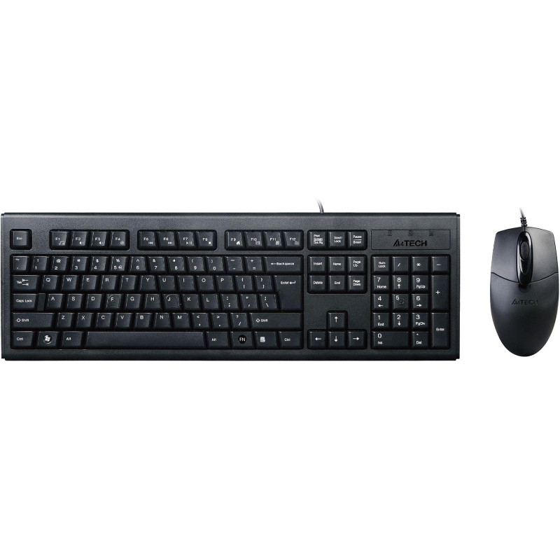 Набор клавиатура+мышь A4Tech KRS-8372 клав:черный мышь:черный USB