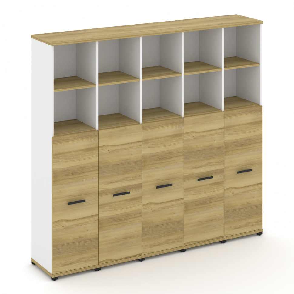 Concept Шкаф 5 узких секций, 5 ниш CN.STU-554 B Дуб Винченцо/Белый Бриллиант/Металл Черный 2084*420* Concept Шкаф 5 узких секций, 5 ниш CN.STU-554 B Дуб Винченцо/Белый Бриллиант/Металл Черный 2084*420*