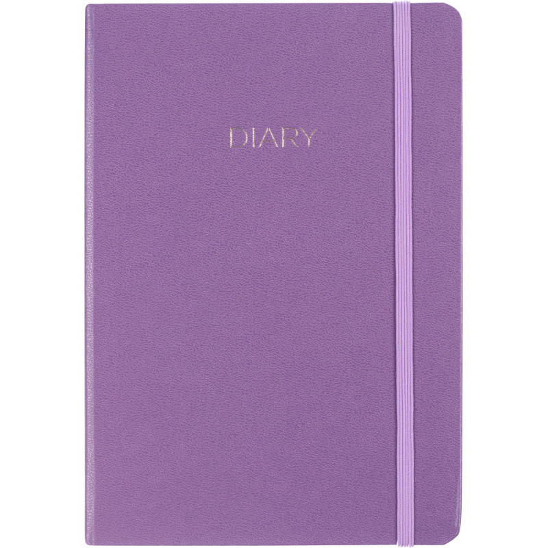 Ежедневник недатированный сиреневый, А5 136 л., Diary, ATTACHE
