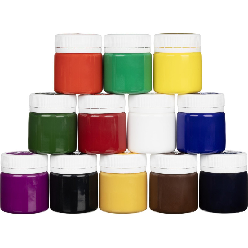 Гуашь МАСТЕР-КЛАСС 12 цв., банка 40мл 1741010