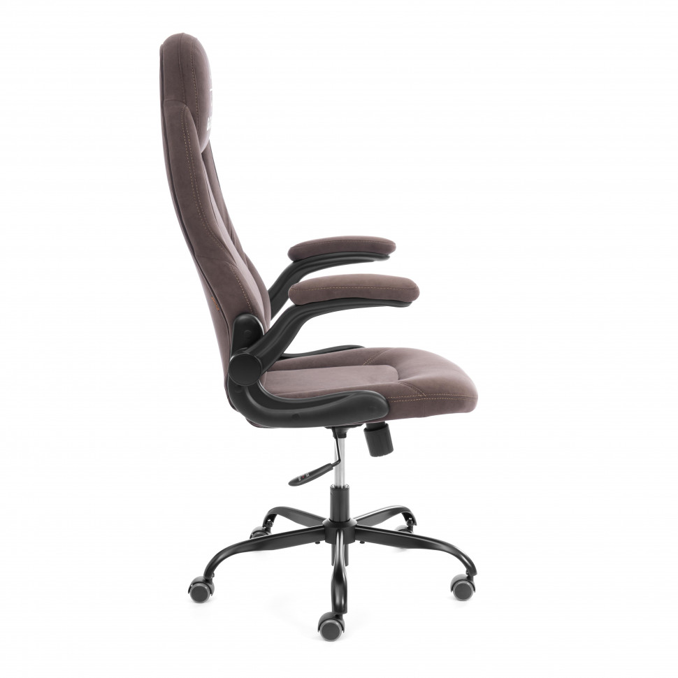 Кресло BAZUKA metalBL велюр, коричневый, 6 Кресло BAZUKA metalBL велюр, коричневый, 6