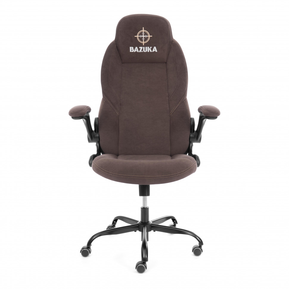 Кресло BAZUKA metalBL велюр, коричневый, 6 Кресло BAZUKA metalBL велюр, коричневый, 6