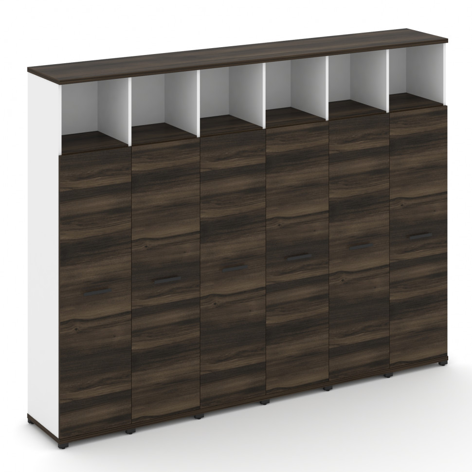 Concept Шкаф 6 узких секций, 5 ниш CN.STU-566 B Дуб Мали/Белый Бриллиант/Металл Черный 2500*420*1922 Concept Шкаф 6 узких секций, 5 ниш CN.STU-566 B Дуб Мали/Белый Бриллиант/Металл Черный 2500*420*1922