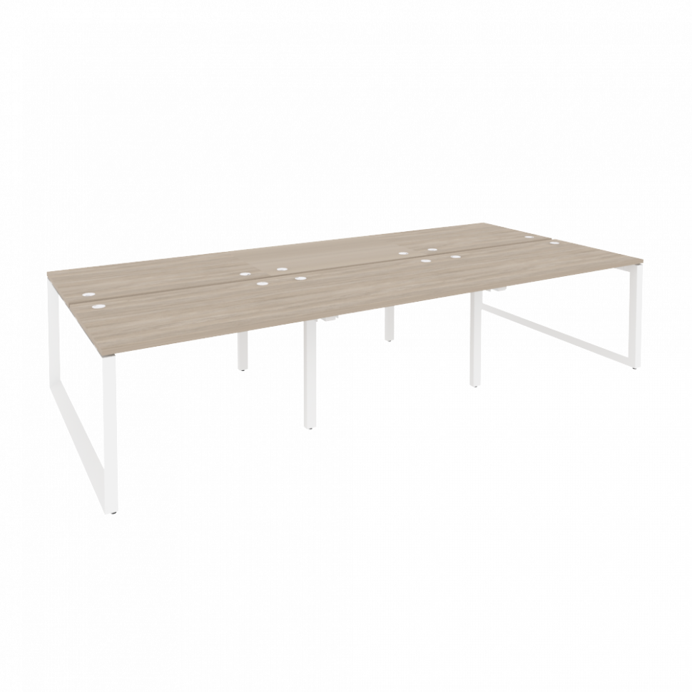 Onix Рабочая станция на О-образном м/к O.MO-D.RS-6.2.8 Дуб Аттик/Металл Белый 3540*1635*750 Onix Рабочая станция на О-образном м/к O.MO-D.RS-6.2.8 Дуб Аттик/Металл Белый 3540*1635*750