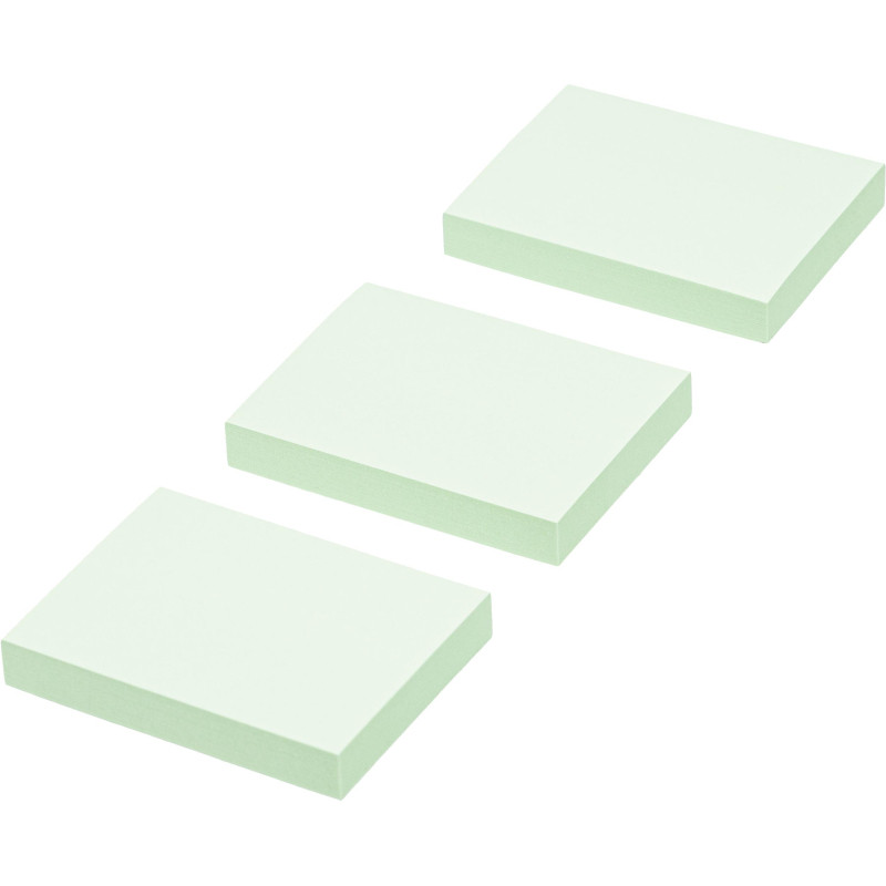 Стикеры ATTACHE с клеев.краем 38х51 салатовый 100л. 3 шт/наб