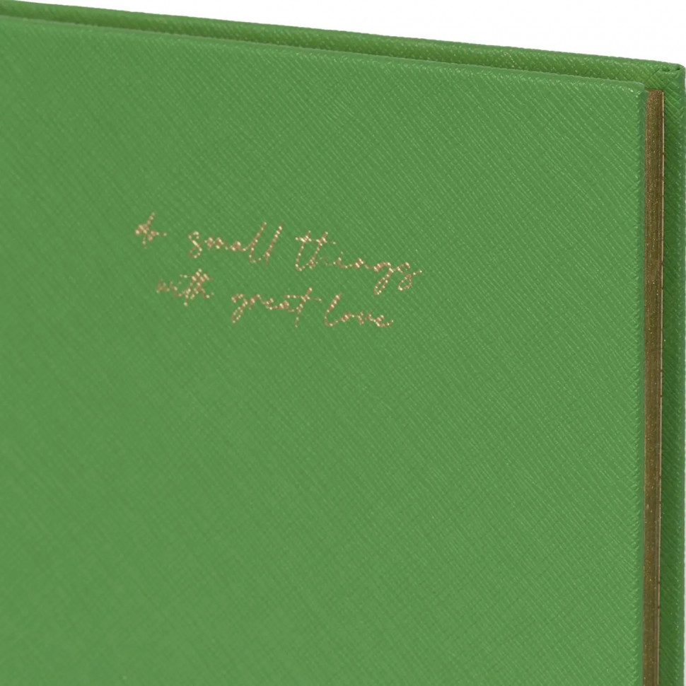 Ежедневник недатированный зеленый, А5 136 л., Do small things, ATTACHE