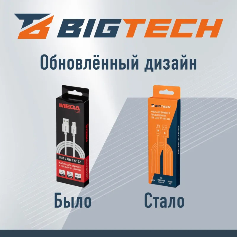 Кабель 2,4A, 1м, USB - Micro-USB, TPE, белый BT-JCBL-004/U152