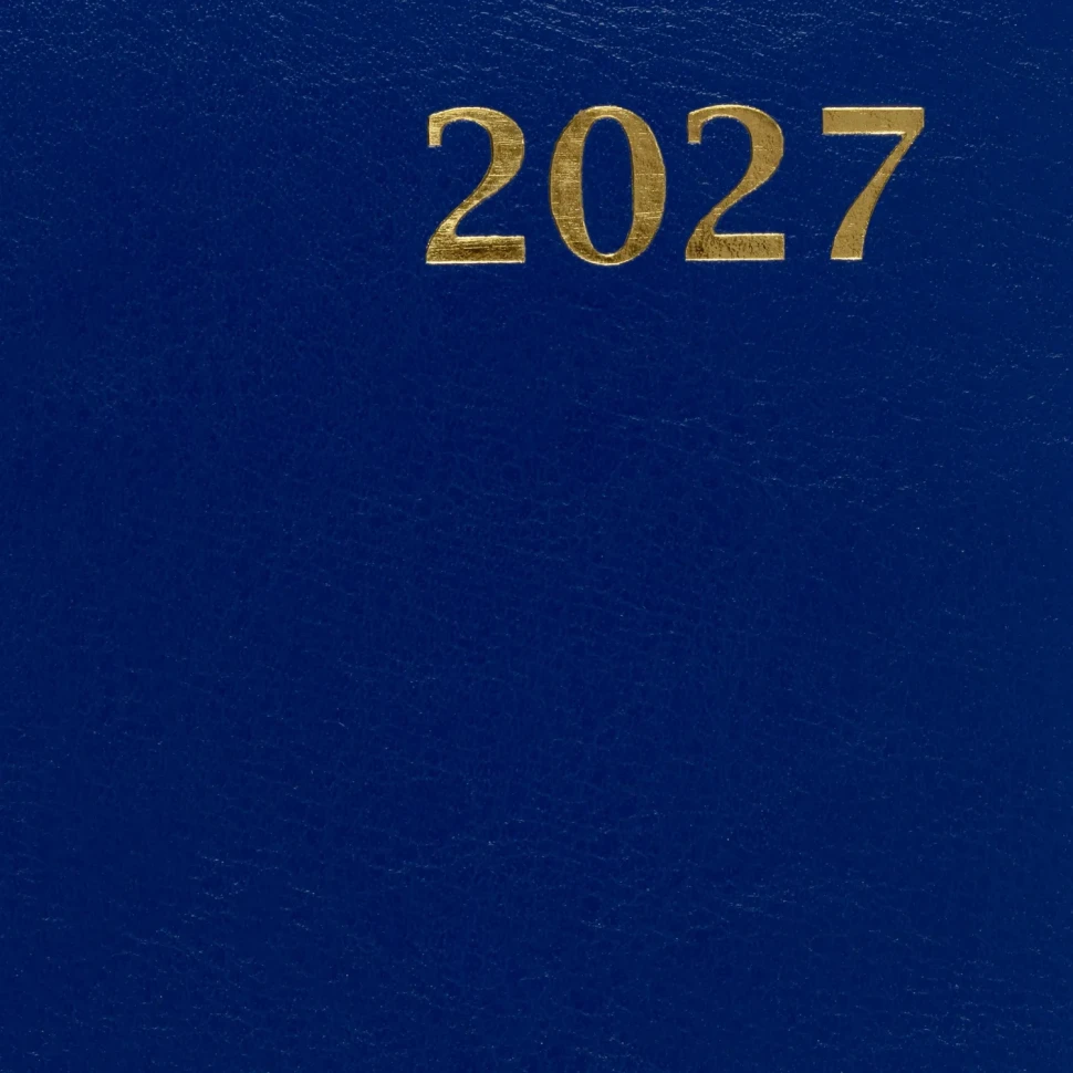 Ежедневник датированный 2027 Attache А5 168л 143x210 синий(золотистый срез)