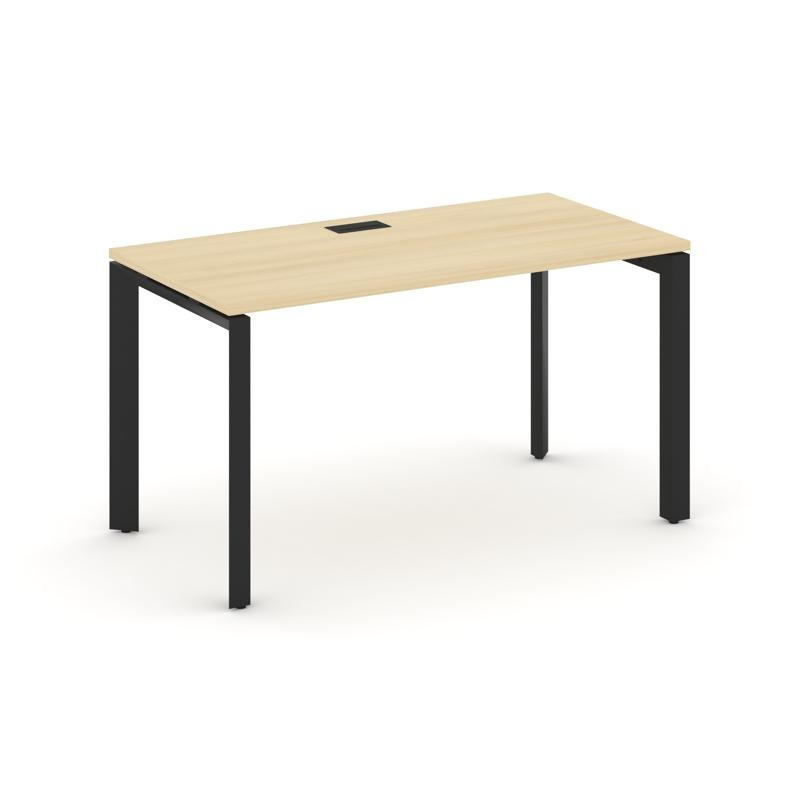 Style Project Стол письменный SN-59P.SP-025 Акация Лорка/Металл Черный/Черный Заглушка 1780*800*750