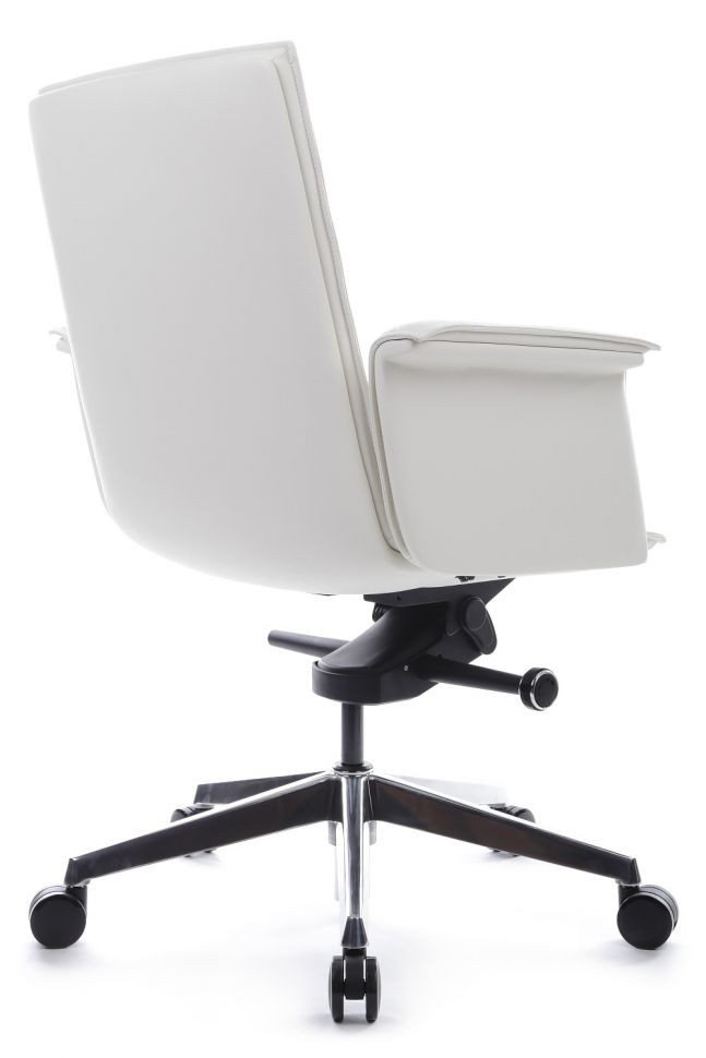 Кресло Rubens-M В1819-2 Белый (6207) натуральная кожа 68*68*98-104