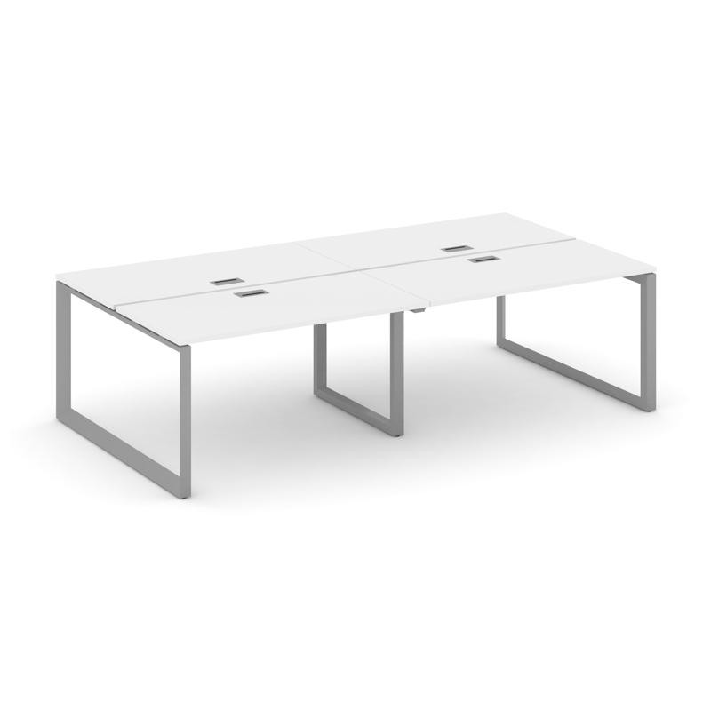 Style Project Рабочая станция двухсторонняя SN-59O.DRS-031 Белый/Металл Серый/Серебро Заглушка 1960*