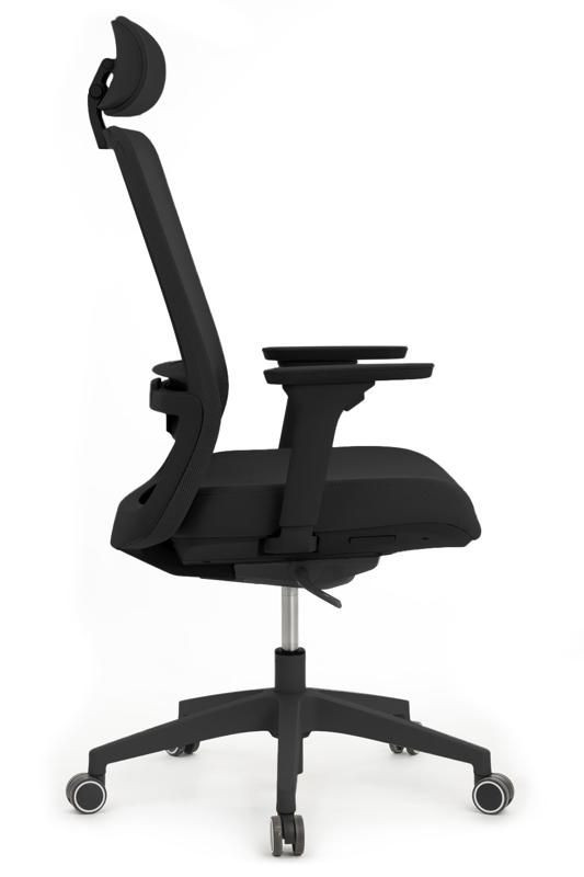 Кресло Ворк W-218C BLACK Черный