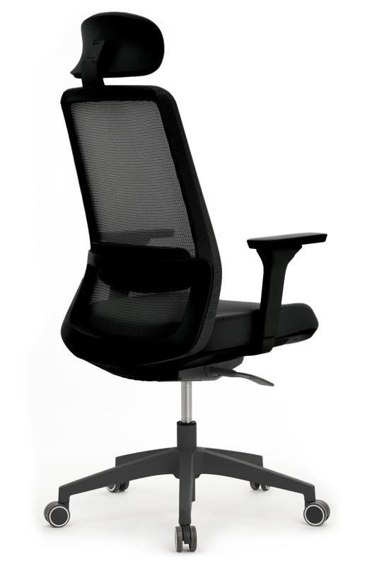 Кресло Ворк W-218C BLACK Черный