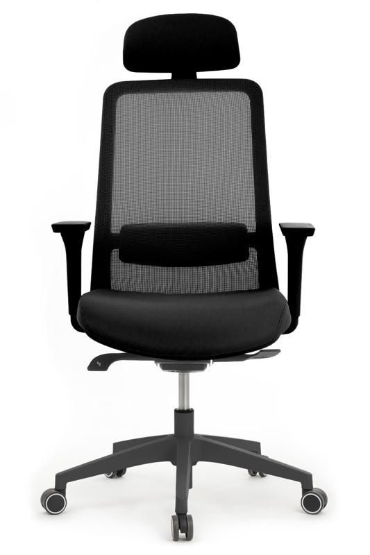Кресло Ворк W-218C BLACK Черный