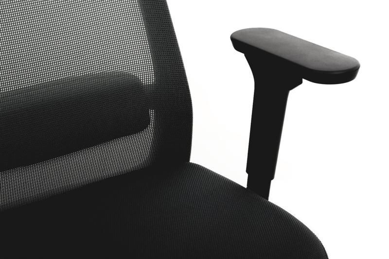 Кресло Ворк W-218C BLACK Черный