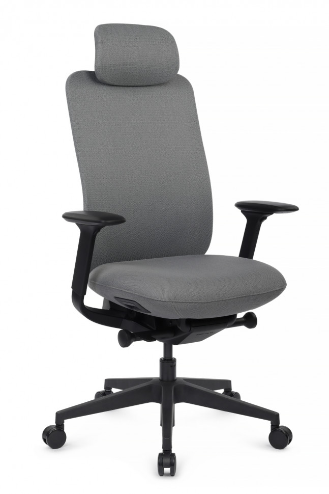 Кресло Антлер EAN-001A Черный пластик/Серый