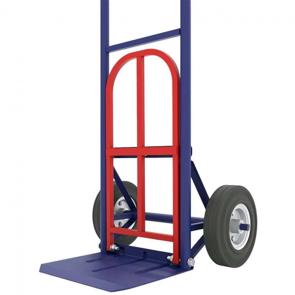 Тележка грузовая с дополнительной полкой КГ 150 П колеса ф 200 литые