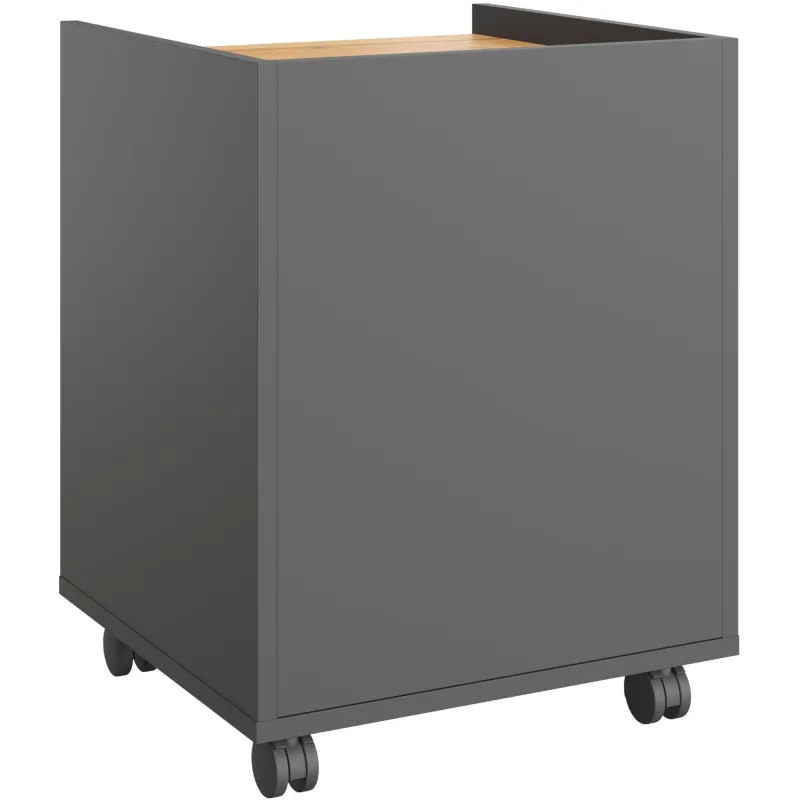 Тумба мобильная К-Loft 241T003 дуб натур./графит