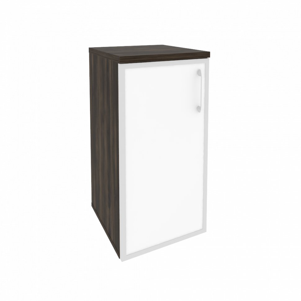 Onix Шкаф низкий узкий левый O.SU-3.2 R (L) white Дуб Мали/Стекло White 400*420*823