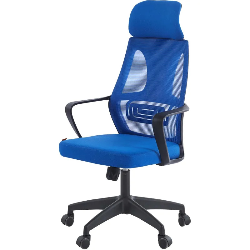 Кресло VT_Chairman CH636 черный пластик, синий