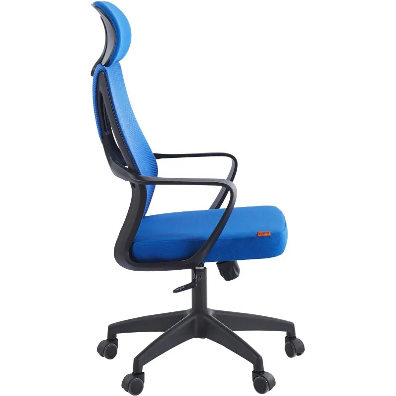 Кресло VT_Chairman CH636 черный пластик, синий