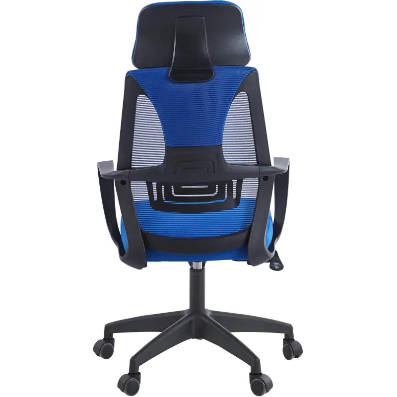 Кресло VT_Chairman CH636 черный пластик, синий