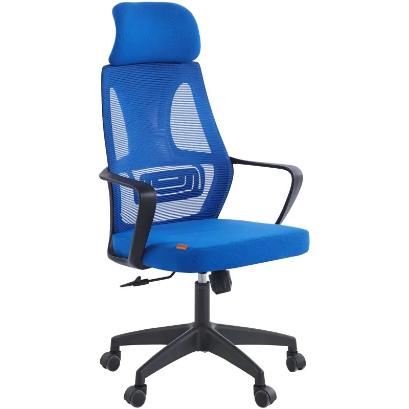 Кресло VT_Chairman CH636 черный пластик, синий