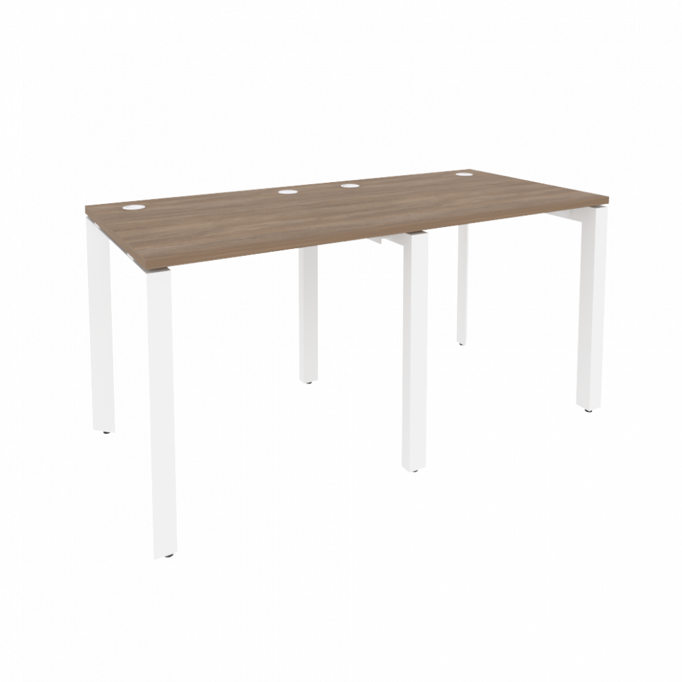 Onix Рабочая станция на П-образном м/к O.MP-RS-2.0.7 Дуб Аризона/Металл Белый 1560*720*750