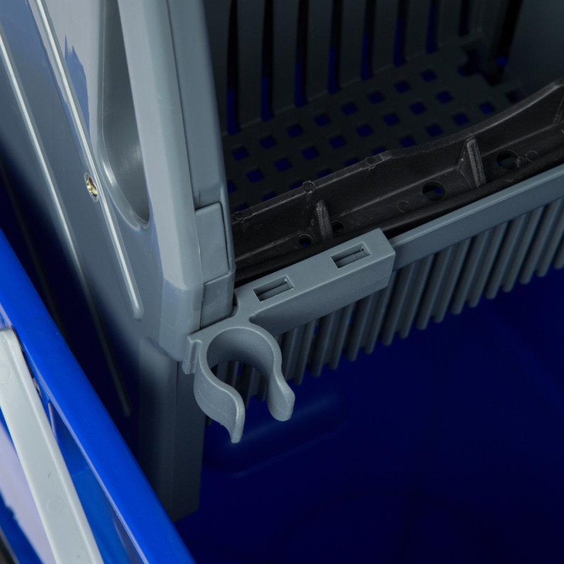 Тележка для мытья полов с отжимным прессом Luscan Prof, 26л, 56x40x94см