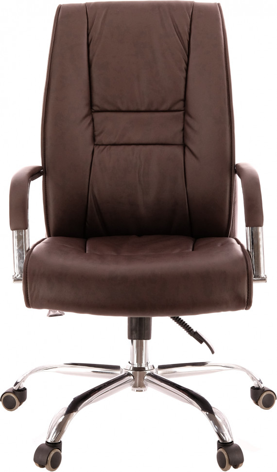 Кресло руководителя Everprof Kent (Кент) TM Экокожа Коричневый