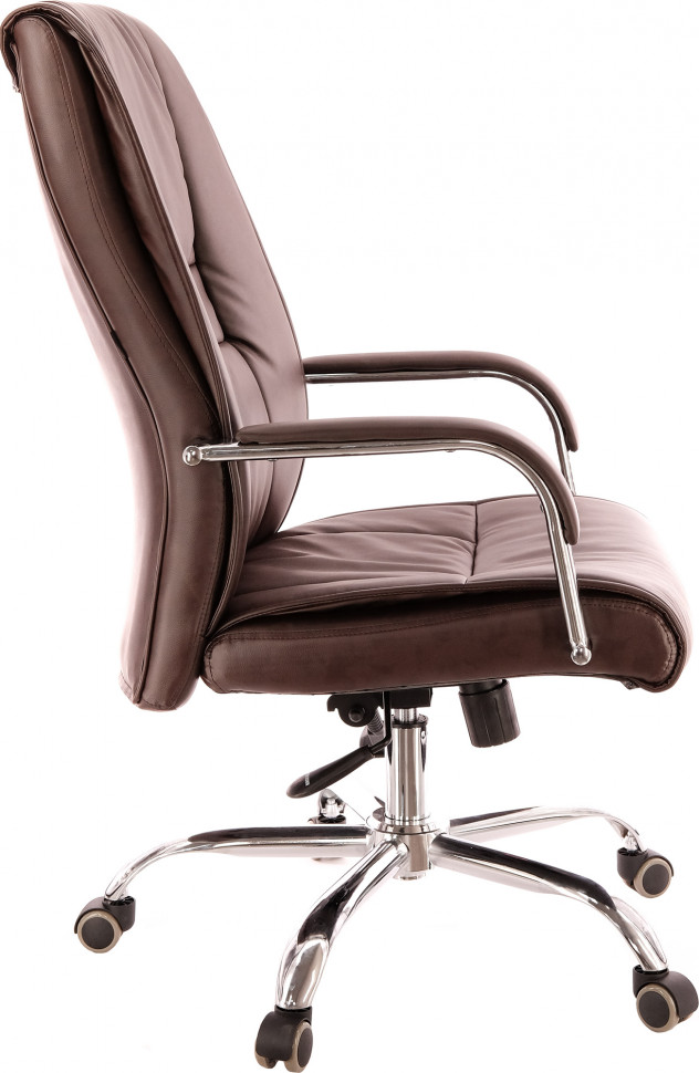 Кресло руководителя Everprof Kent (Кент) TM Экокожа Коричневый