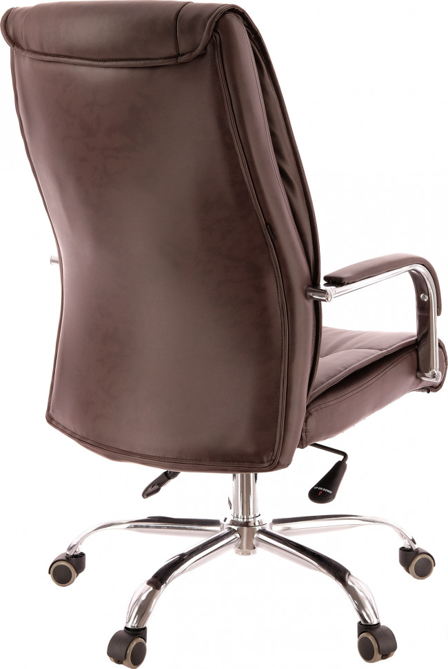 Кресло руководителя Everprof Kent (Кент) TM Экокожа Коричневый