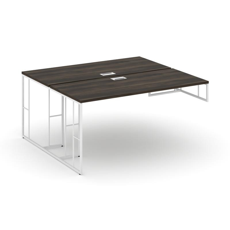 Rift Рабочая станция для опорной тумбы RF.DRSOT-003 Дуб Мали/Металл Белый 1380*1232*750