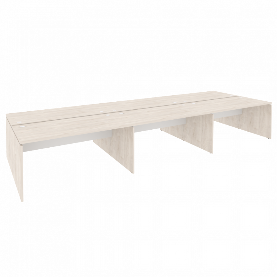 Onix Рабочая станция O.D.RS-6.4.8 Денвер Светлый/Белый Бриллиант 4740*1635*750 Onix Рабочая станция O.D.RS-6.4.8 Денвер Светлый/Белый Бриллиант 4740*1635*750