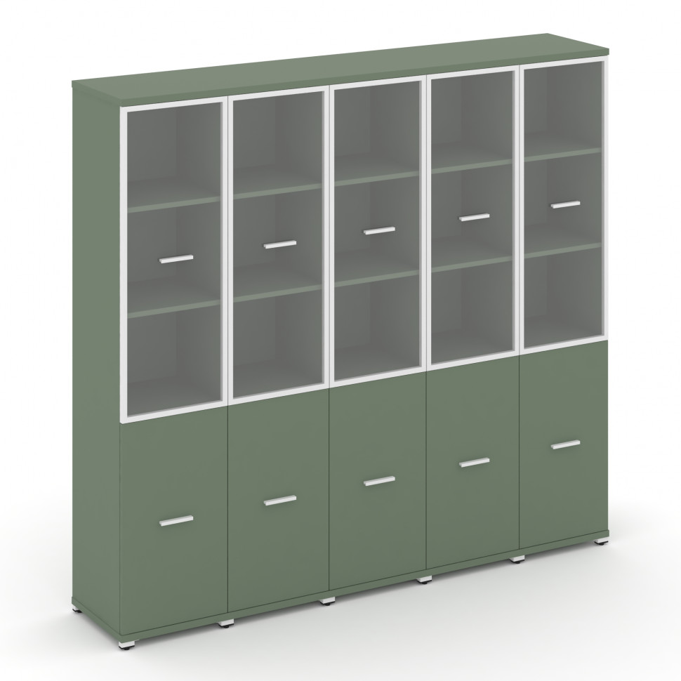 Concept Шкаф 5 узких секций, 5 ниш CN.STU-552 RPW W Кобо/Металл Белый/Прозрачный 2084*420*1922 Concept Шкаф 5 узких секций, 5 ниш CN.STU-552 RPW W Кобо/Металл Белый/Прозрачный 2084*420*1922