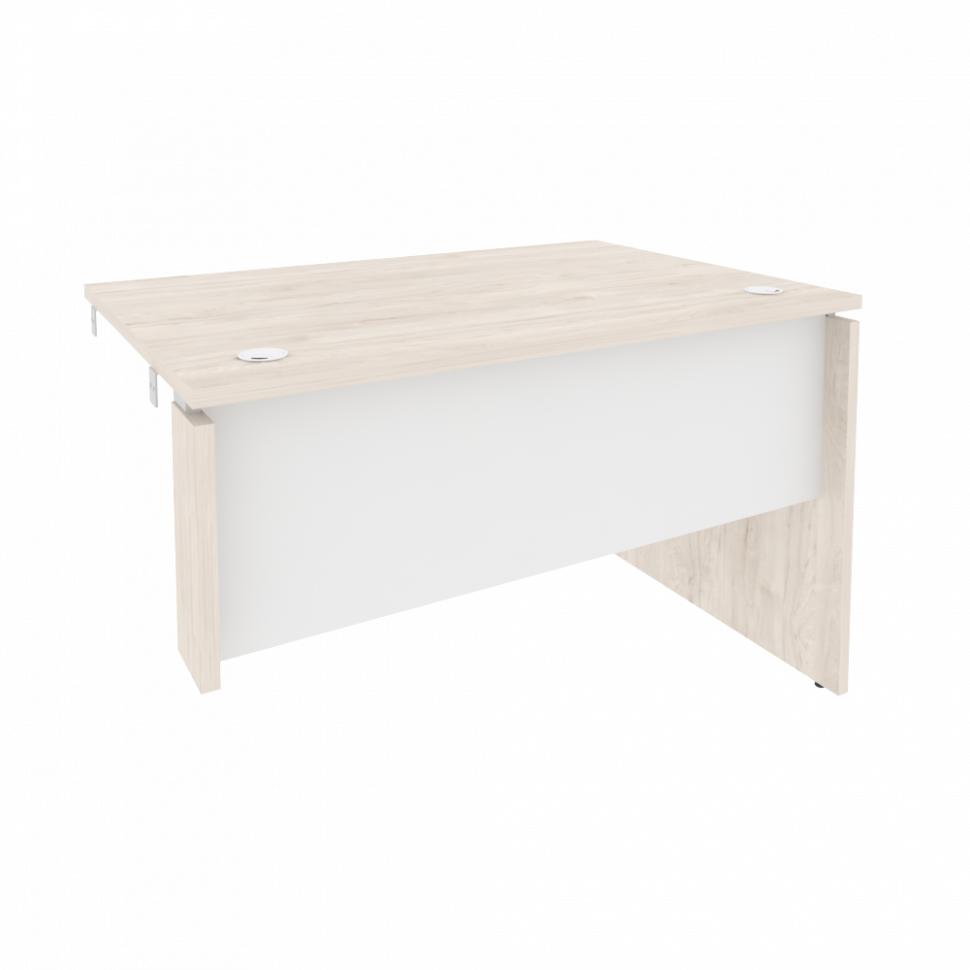 Onix Стол-приставка правый к опорным элементам O.SPR-2.8 (R) Денвер Светлый/Белый Бриллиант 1180*800