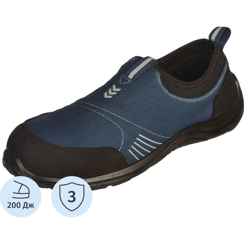 Полуботинки (кроссовки)  ПУ с МП  (blue black) KD 001 р.39