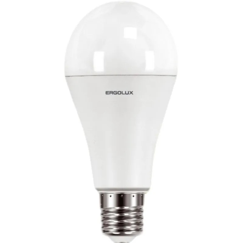 Лампа светодиодная Ergolux LED-A65-20W-E27-4K,ЛОН