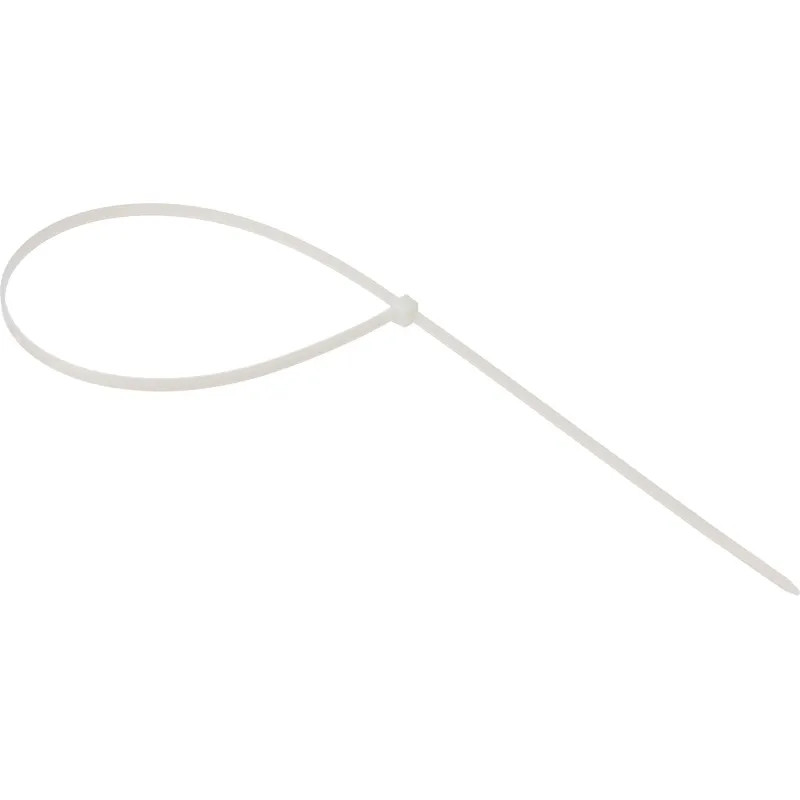 Хомут стяжка нейлоновая TOPFORT 5х500 (4,8х500 мм) белый 100 шт/уп