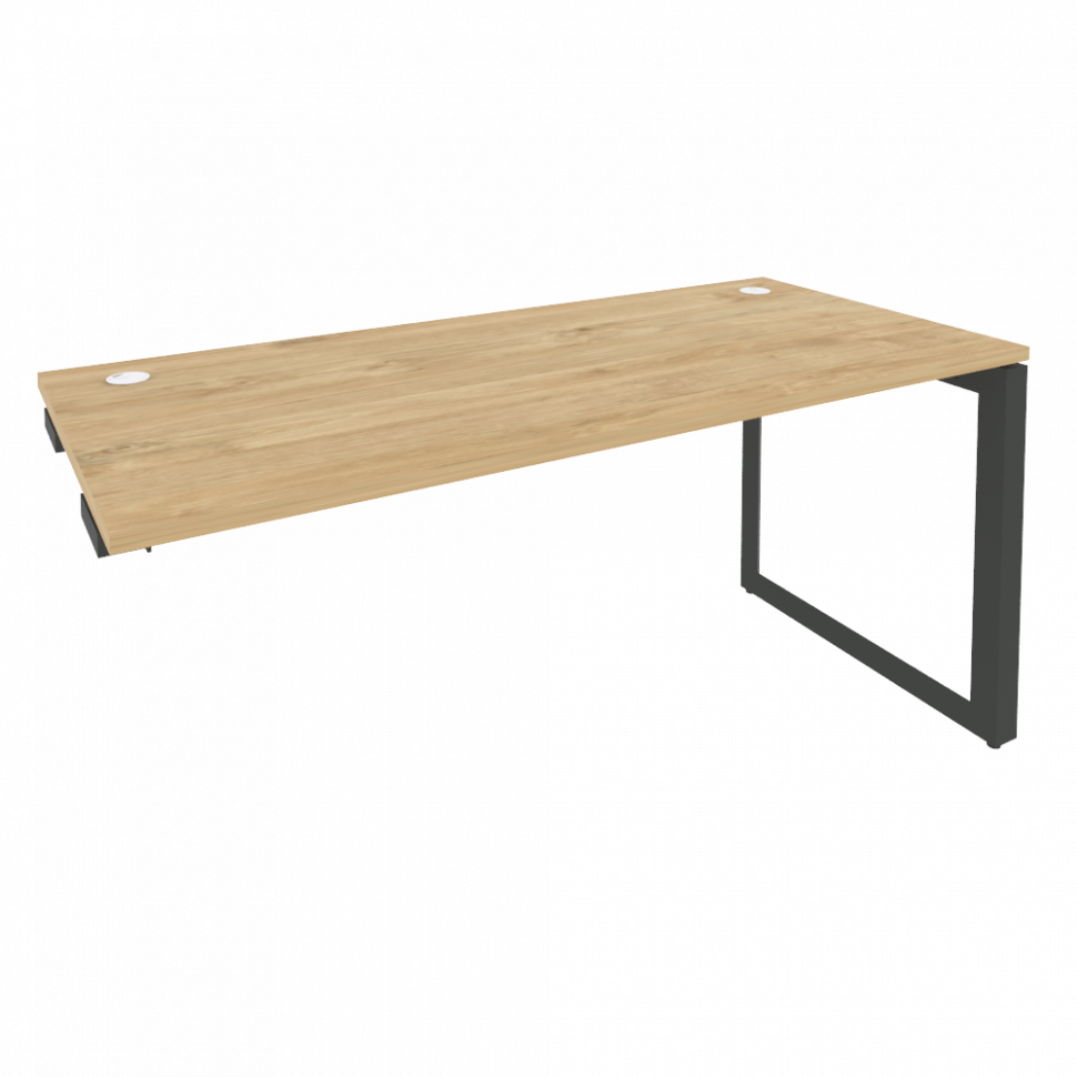 Onix Стол-приставка на О-образном м/к к опорным элементам O.MO-SPR-4.7 Тиквуд Светлый/Металл Антраци