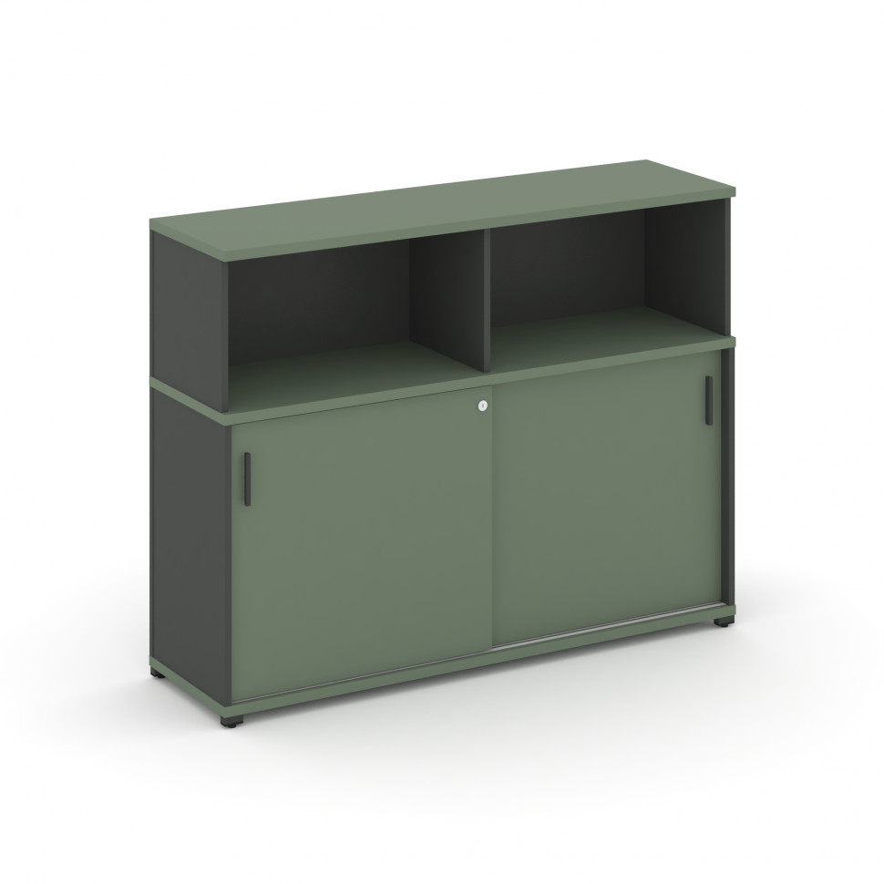 Concept Шкаф-купе опорный/приставной с надставкой низ. CN.SOPK-005 A Кобо/Антрацит/Металл Антрацит 1