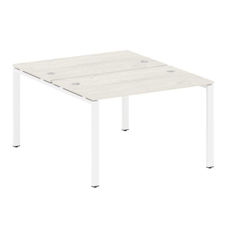 Metal System Рабочая станция на П-образном м/к БП.РАС-СП-2.2 Дуб Наварра/Металл Белый 1200*1475*750 Metal System Рабочая станция на П-образном м/к БП.РАС-СП-2.2 Дуб Наварра/Металл Белый 1200*1475*750