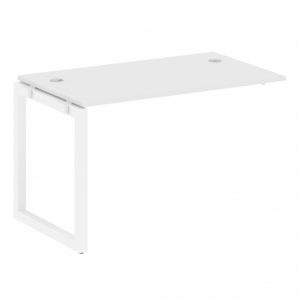 Metal System Quattro Проходной элемент рабочей станции на О-образном м/к 50БО.ПРС-СП-1.2 Белый/Метал Metal System Quattro Проходной элемент рабочей станции на О-образном м/к 50БО.ПРС-СП-1.2 Белый/Метал